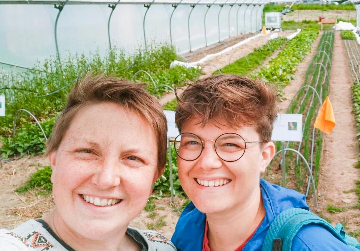 Deux jeunes maraîchères liégeoises proposent de bons fruits et légumes en autocueillette