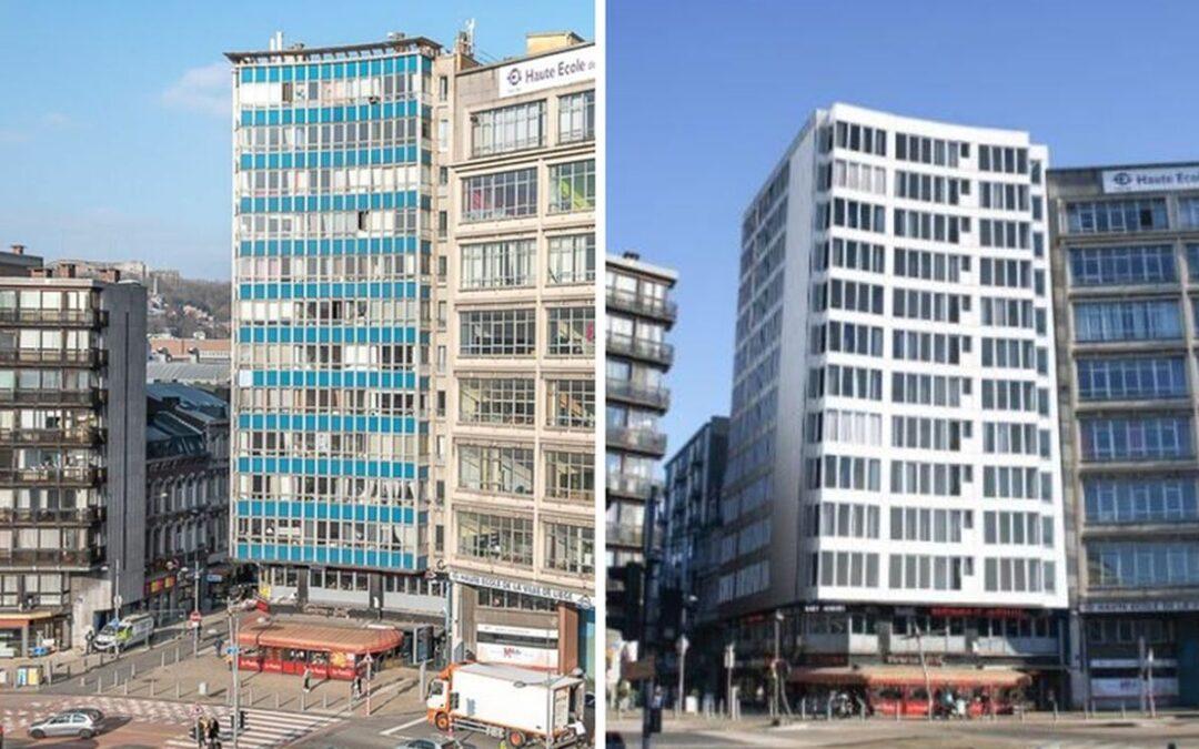 Le building Régina du boulevard d’Avroy va perdre son look moderniste des années 1960