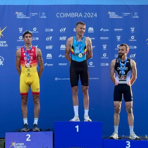 Un Liégeois remporte l’or européen de duathlon sprint