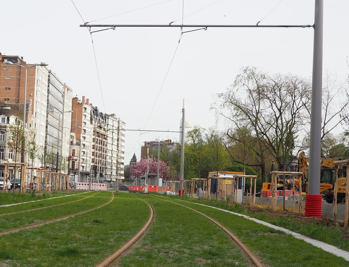 Travaux de nuit avenue Rogier