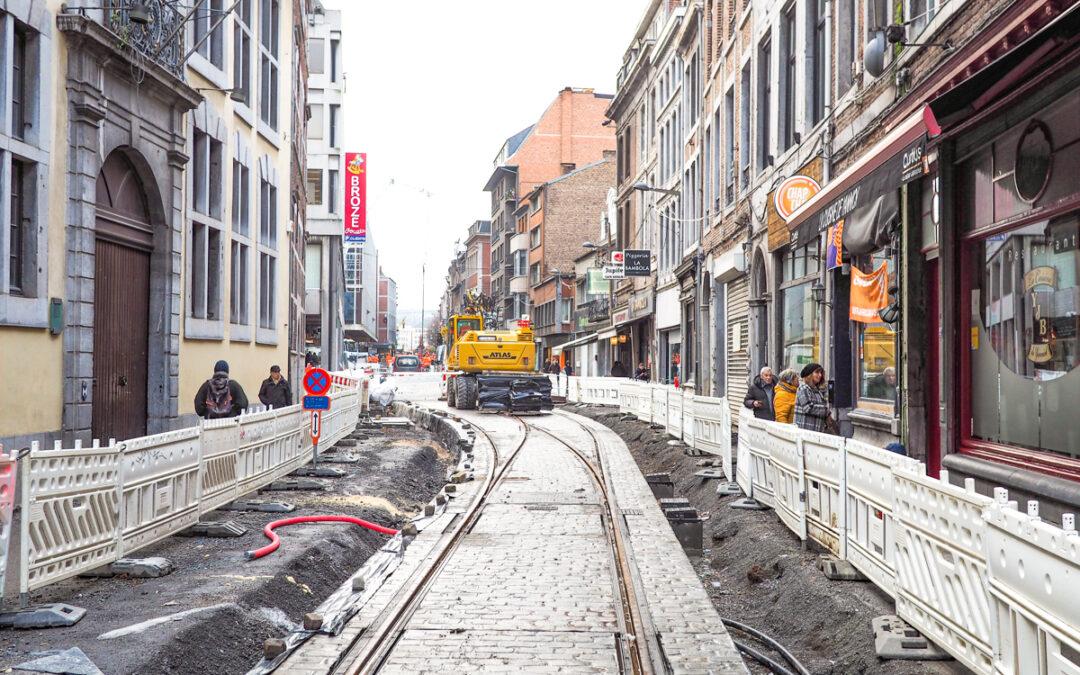 3,6 millions de nouvelles indemnités wallonnes pour les commerces touchés par le chantier tram: “une moquerie”, selon le président du Commerce Liégeois