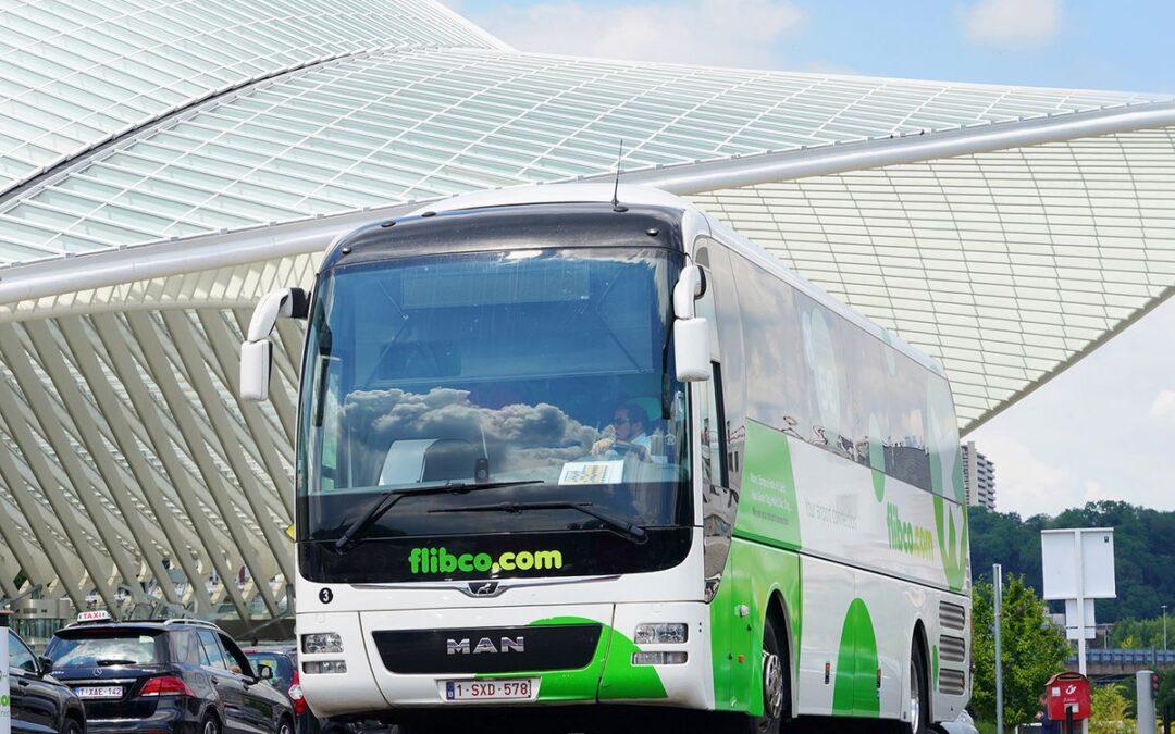 Nouveau service de bus entre Liège et l’aéroport de Charleroi, calé sur les horaires des vols