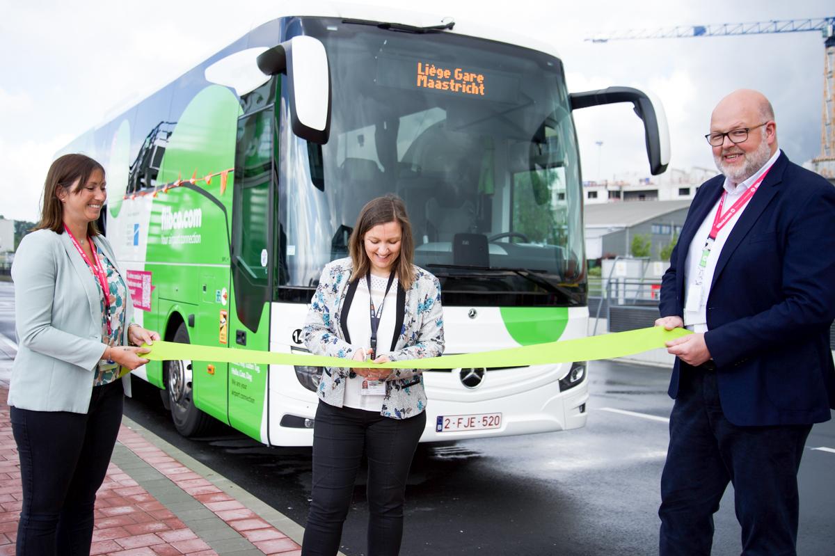 Le nouveau service de bus entre Liège et l’aéroport de Charleroi est opérationnel depuis hier