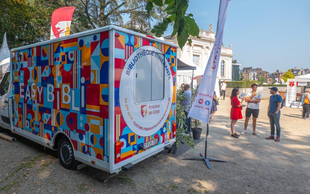 La Province de Liège lance sa première biblio-camionnette pour promouvoir l’accès à la lecture