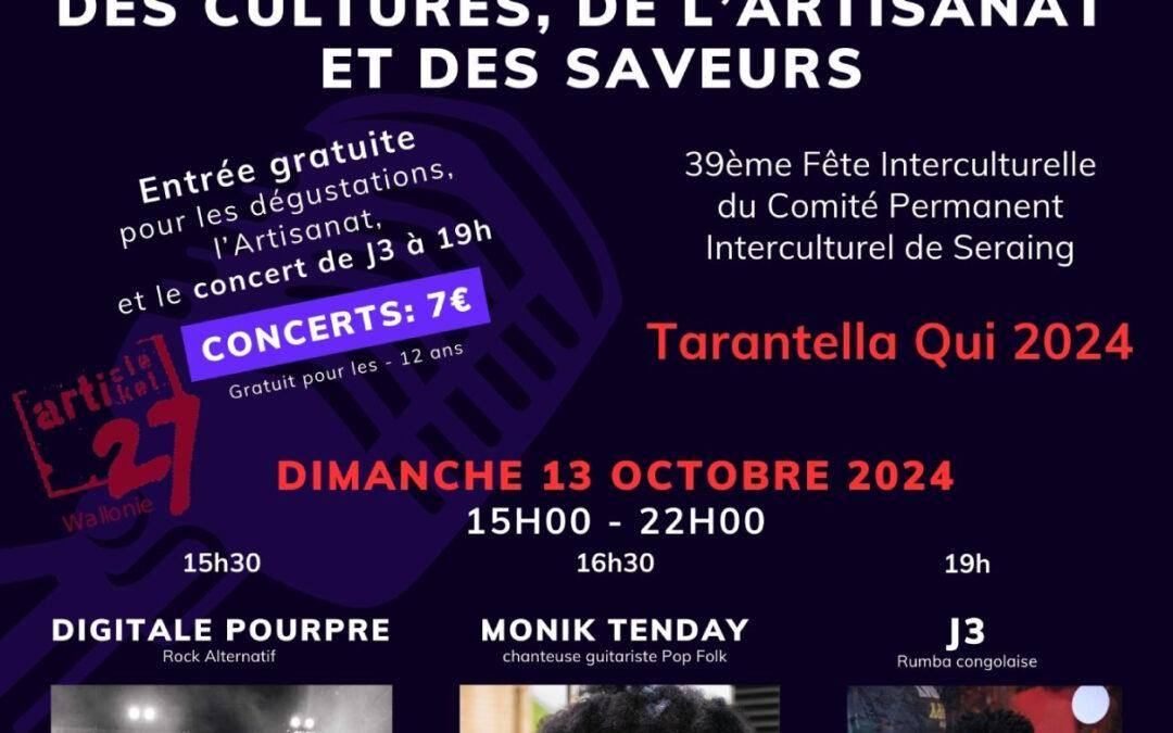 Agenda ► Le Comité Permanent de Seraing présente la 39ème édition de la Fête Interculturelle