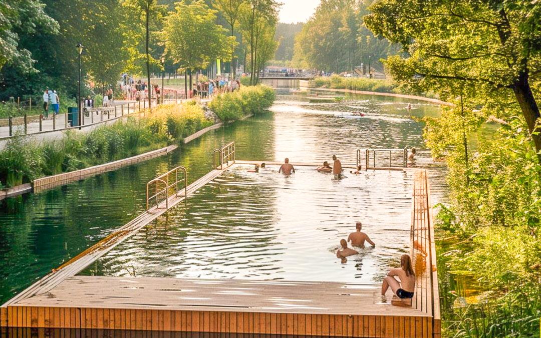 Piscine flottante ou dans un parc: Vert Ardent lance des tests pour un lieu de baignade en plein air dès l’été 2025