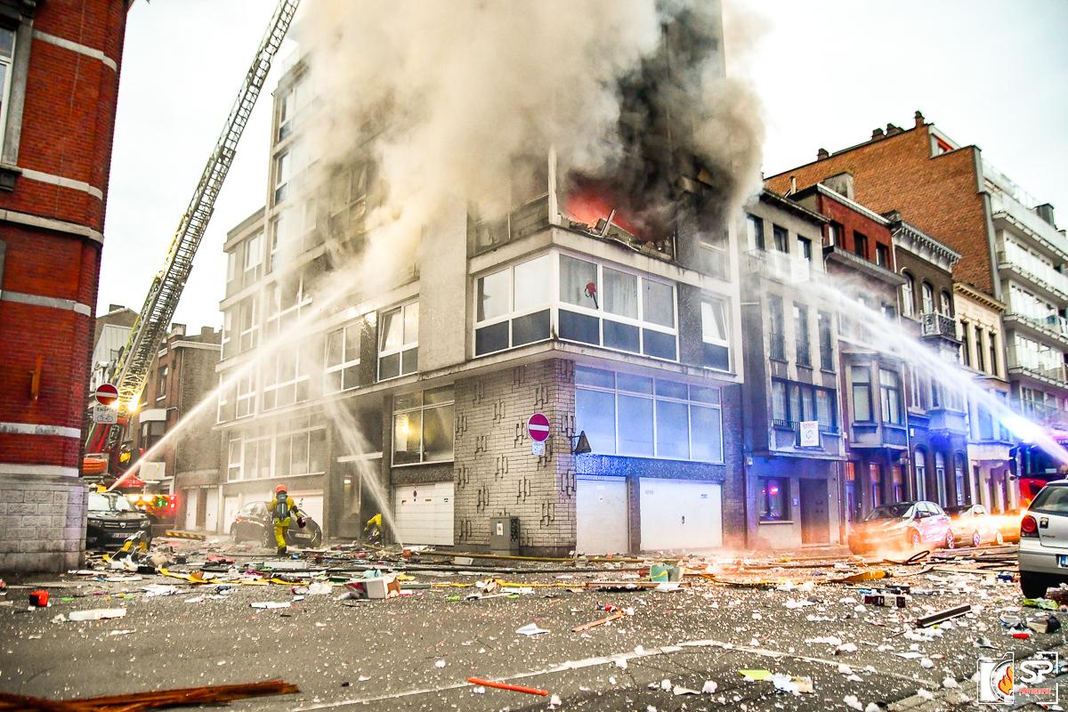 Explosion de l’appartement rue de Selys: un incendie volontaire avec de l’essence