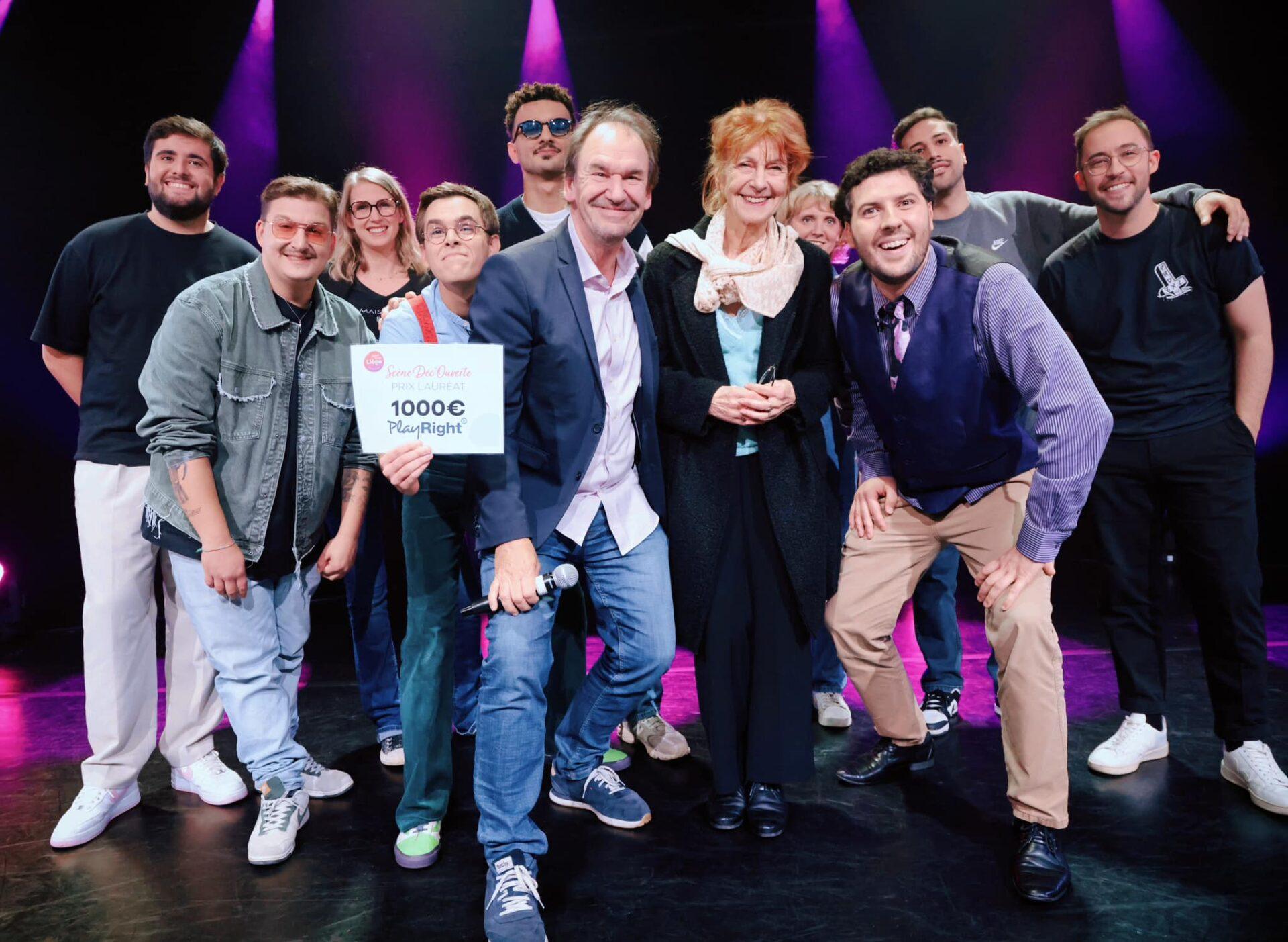 Les Liégeois Moumou et Tocard décrochent le premier prix du concours de scène découverte du Festival International du Rire de Liège