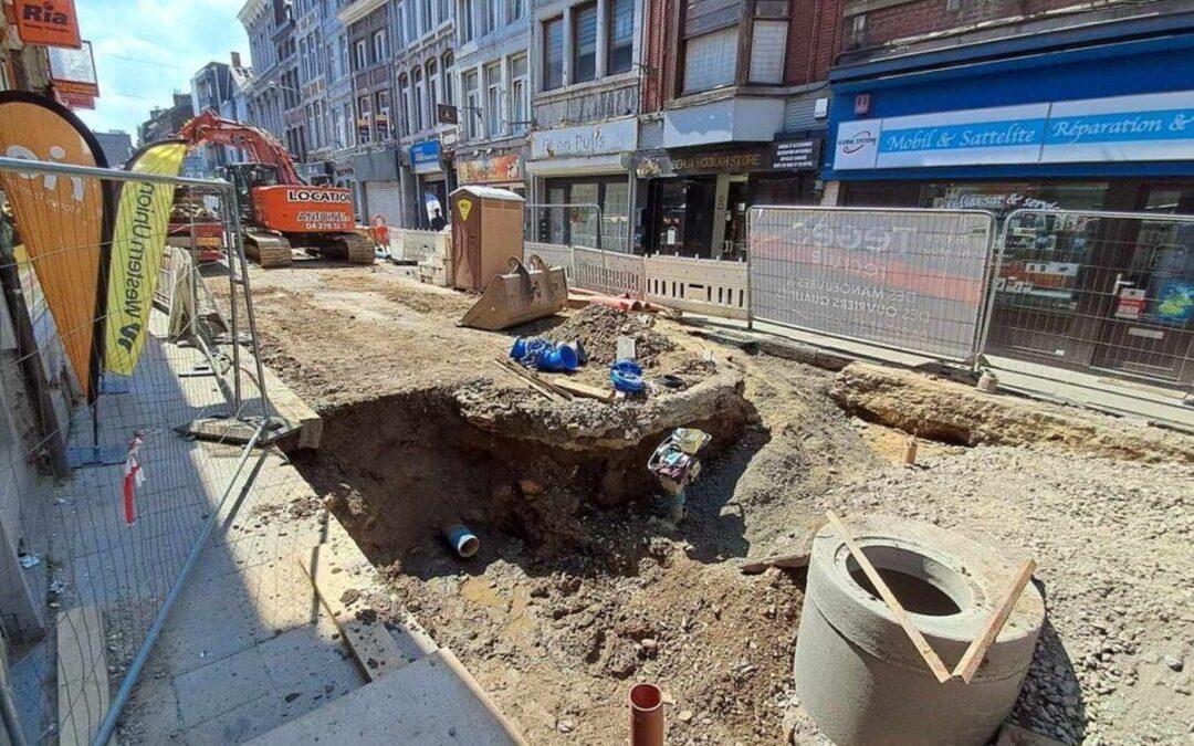 La rue rue Puits-en-Sock, en Outremeuse, de nouveau fermée pour travaux