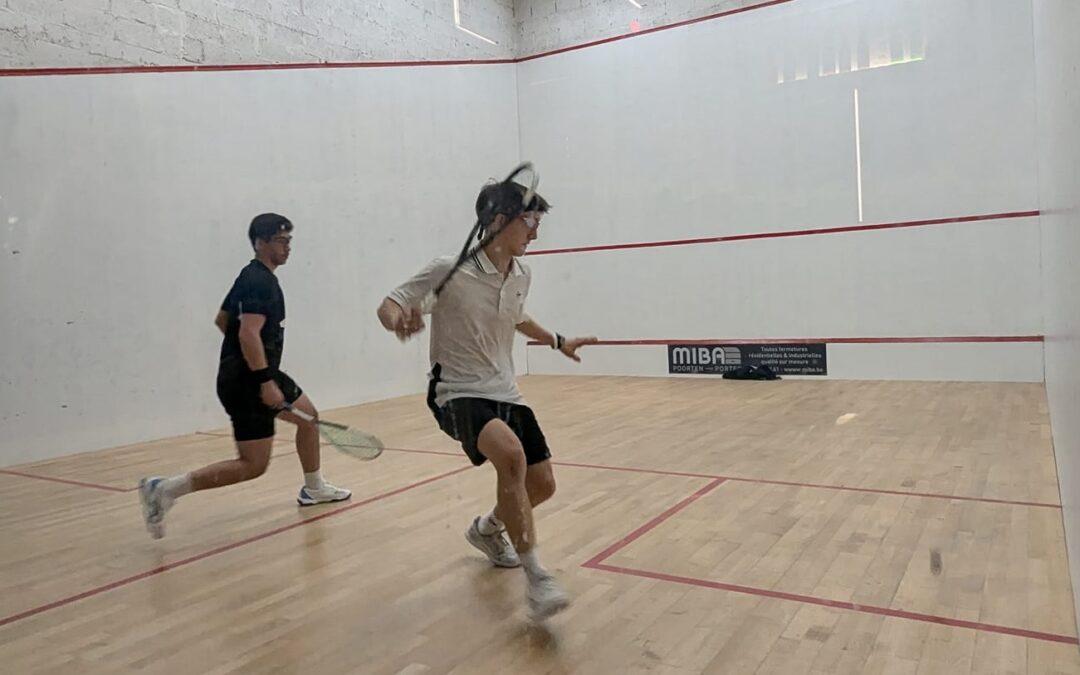 Le Squash22 et le club des Marmots ont accueilli le championnat de Belgique Juniors