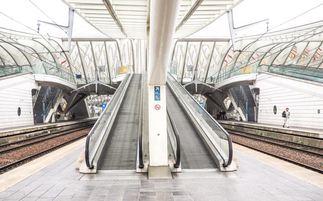 Tous les escalators de la gare des Guillemins en panne hier après-midi