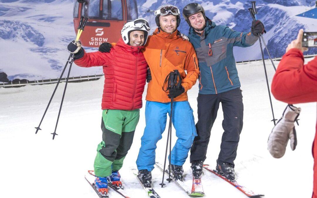 L’ULiège organise une soirée ski sur la piste indoor de SnowWorld avec trois autres universités