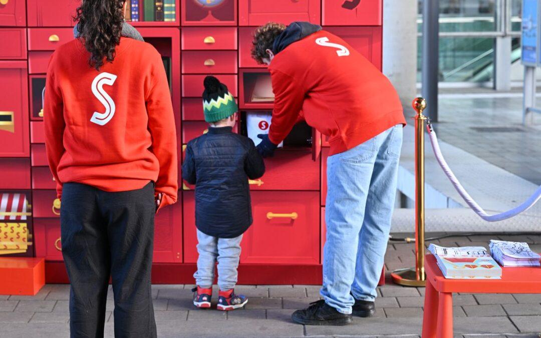 Les enfants peuvent venir déposer leur lettre de Saint-Nicolas à la Médiacité et recevoir des surprises