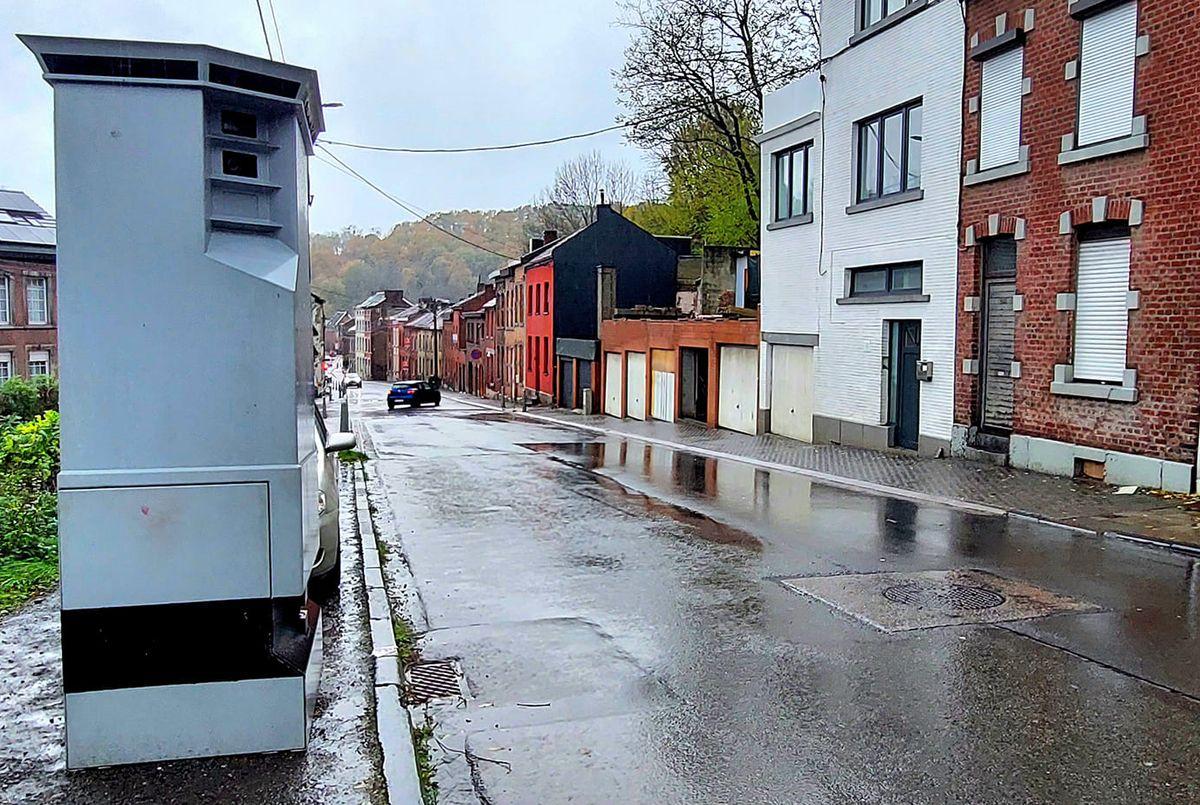 Lidar rue du Couvent dans le quartier de Jupille