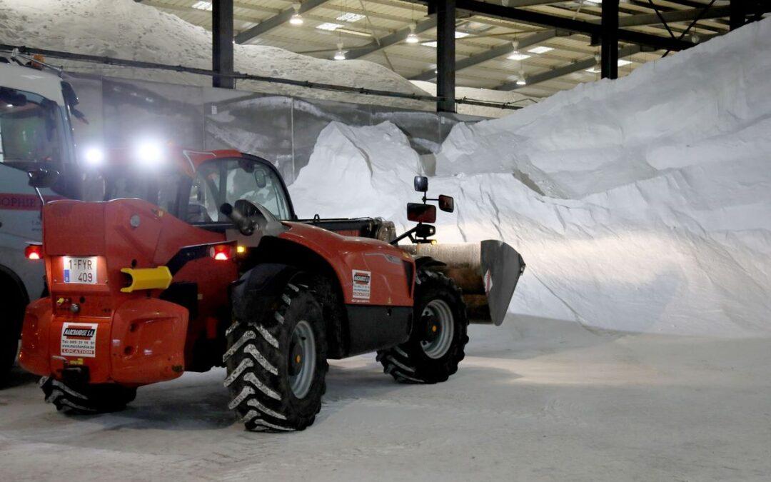 Quasiment 30.000 tonnes de sel de déneigement stockées pour la province