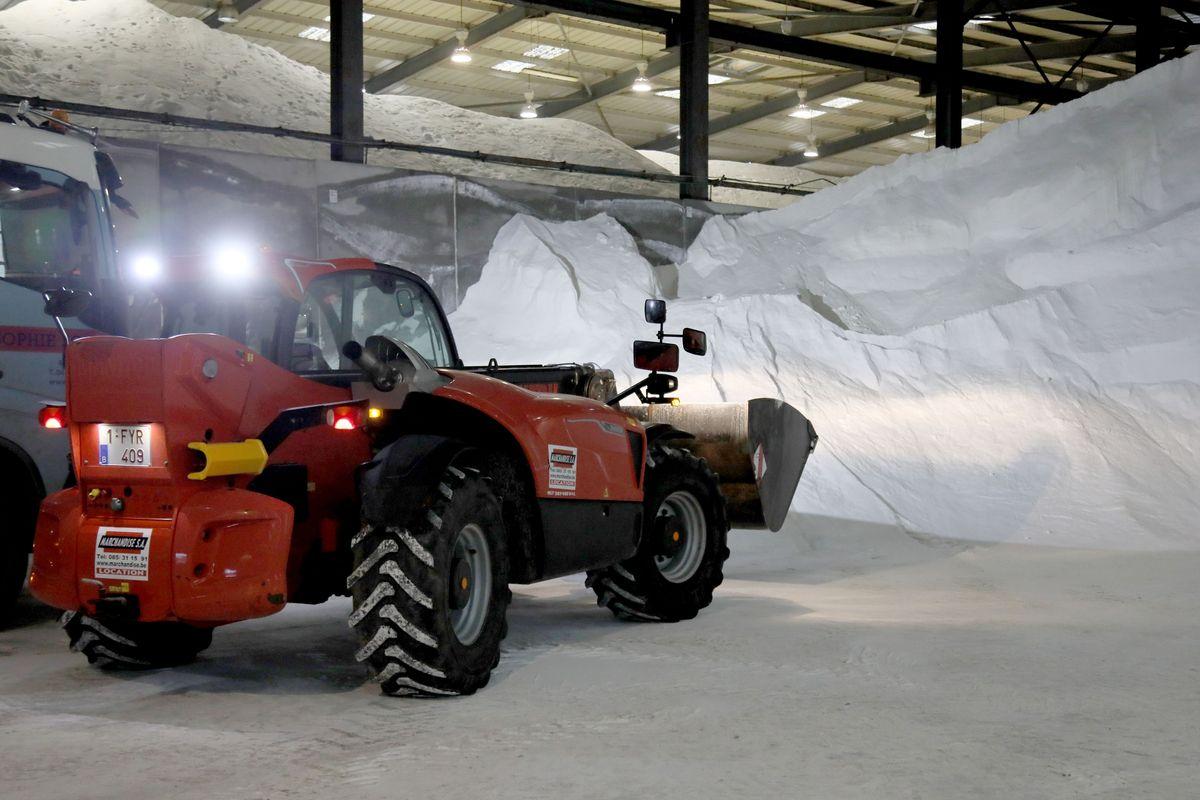 Quasiment 30.000 tonnes de sel de déneigement stockées pour la province