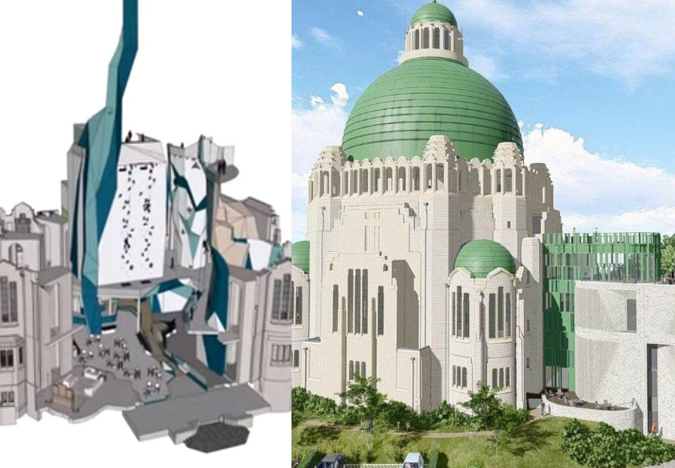 Feu vert pour la salle d’escalade et le restaurant panoramique à la Basilique de Cointe