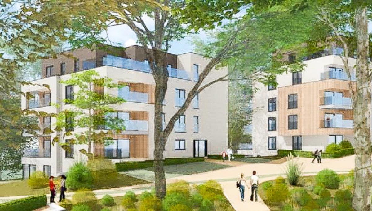 80 logements au Bois d’Avroy le promoteur revient avec un projet revu à la baisse et préservant plus d’arbres