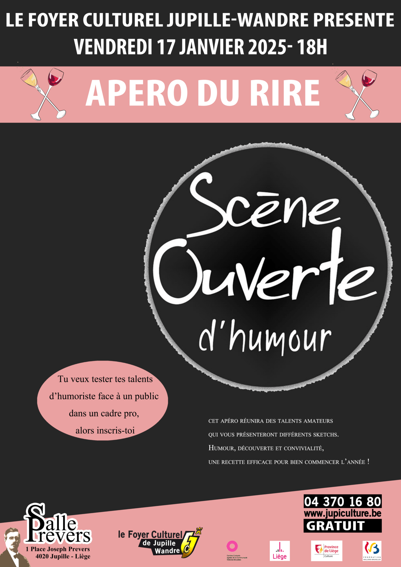 SCÈNE OUVERTE D’HUMOUR - APERO DU RIRE