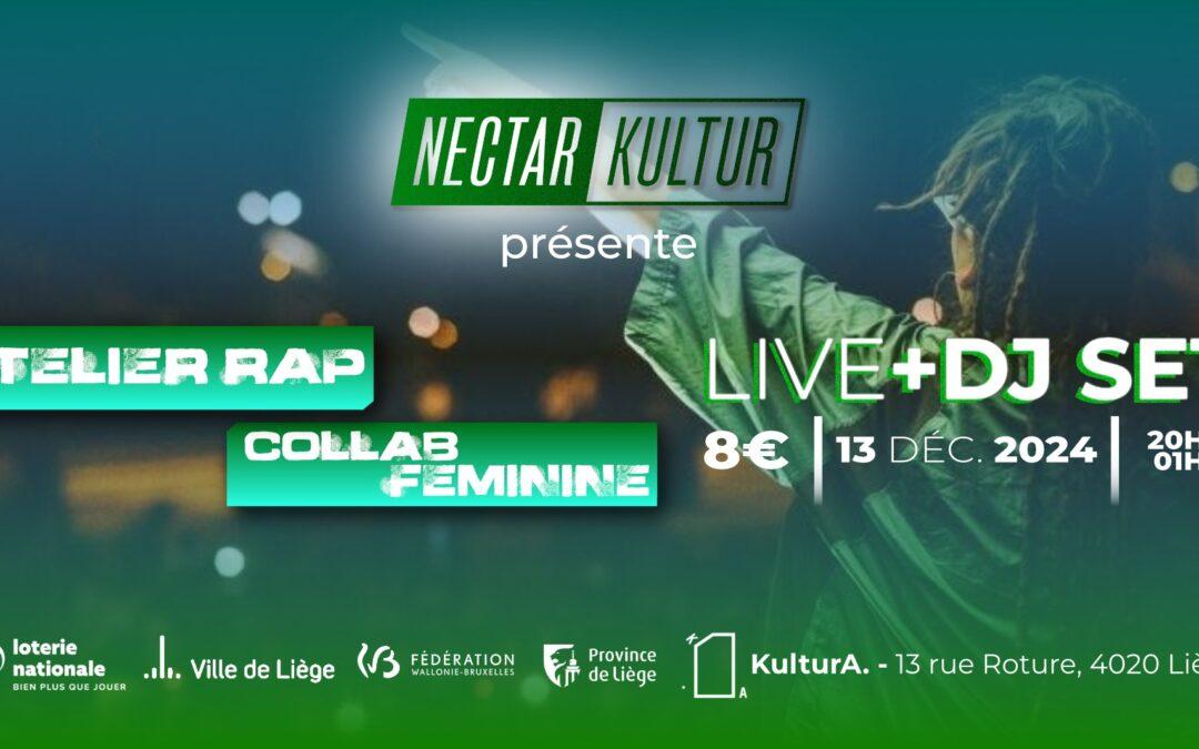 Agenda ► ATL RAP – COLLAB FÉMININE – LIVE + DJ SET @KulturA.