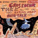 JauneOrange Label Night (25 years party !) : Gros Coeur + The K. + Satchel Hart + Acid Talk + DJ TBA @KulturA.