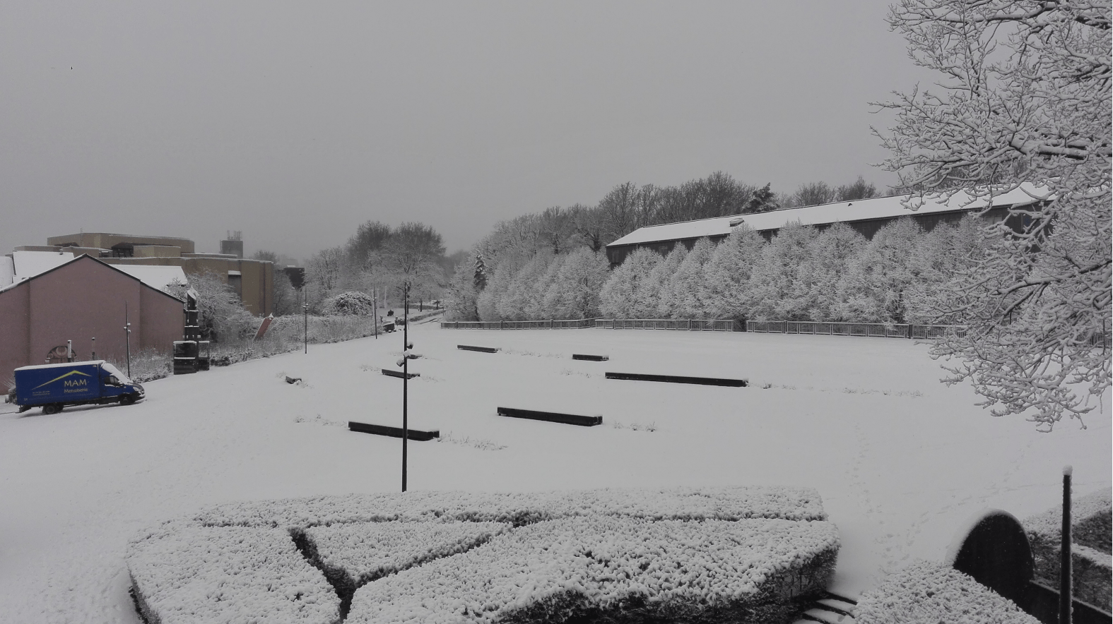 Il neige sur Liège: vos photos