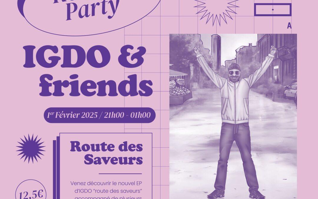 Agenda ► Release party – Route des saveurs – IGDO & friends