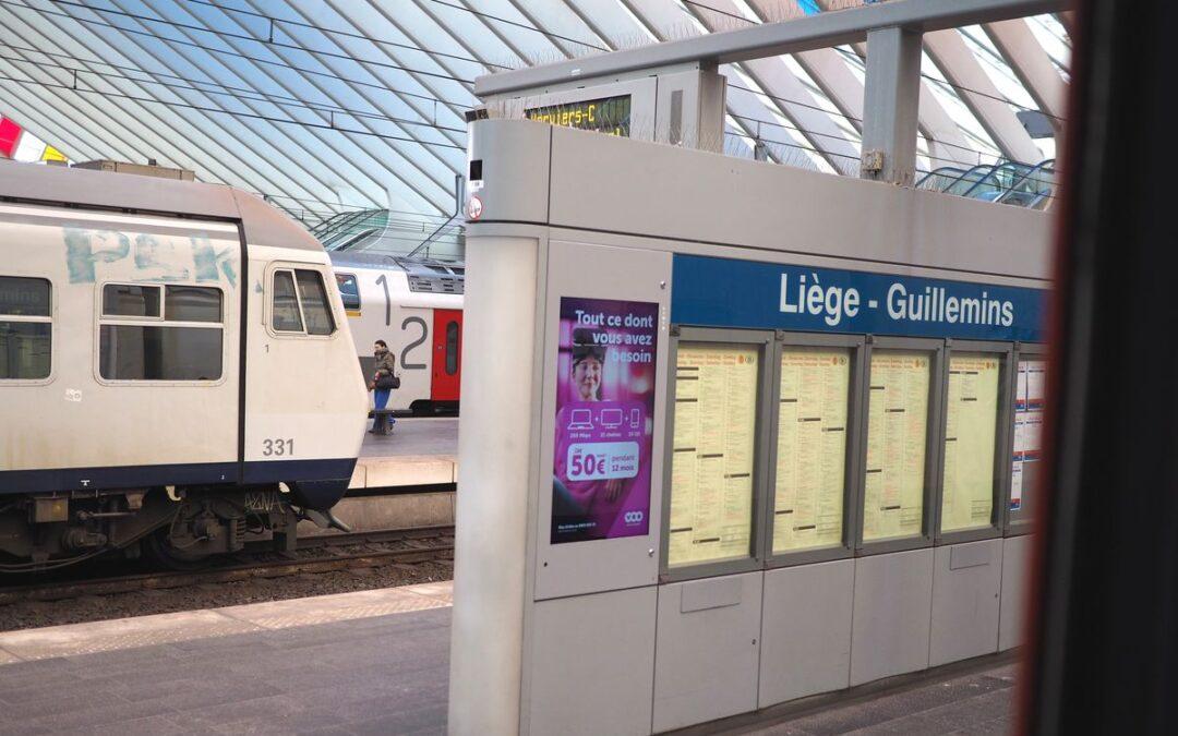 Travaux sur la ligne de train entre Landen et Liège-Guillemins