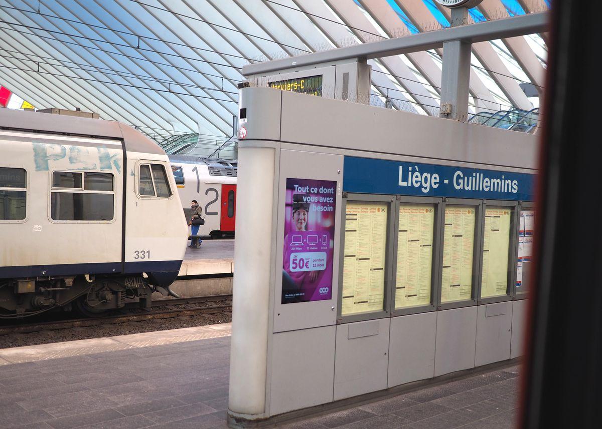 Travaux sur la ligne de train entre Landen et Liège-Guillemins