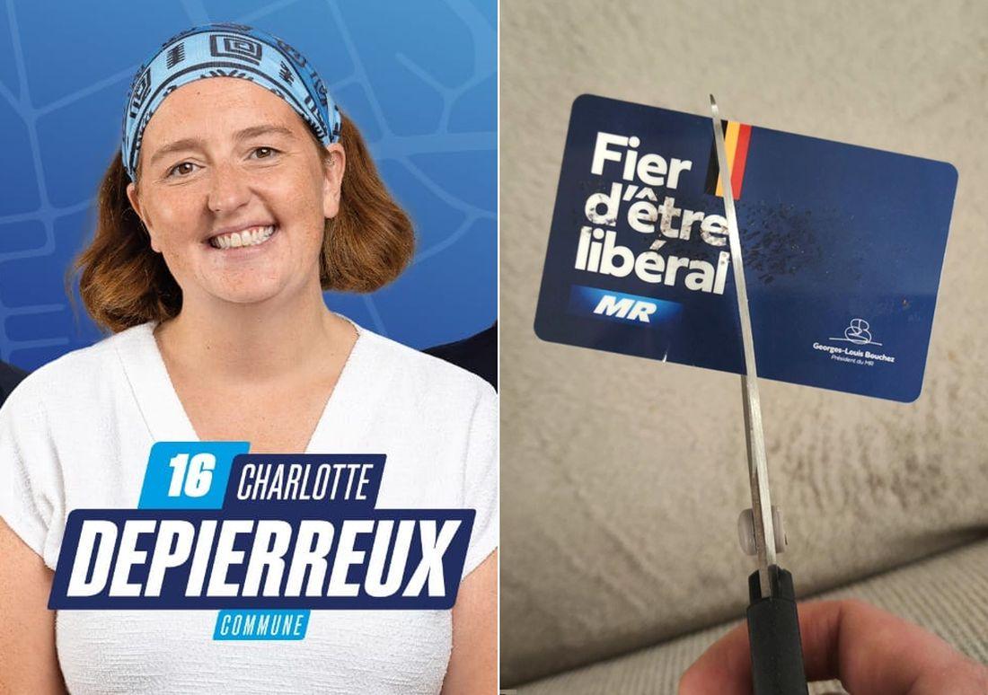 La restauratrice Charlotte Depierreux quitte le MR pour s’opposer à l’arrivée de l’ex-tête de liste extrême droite