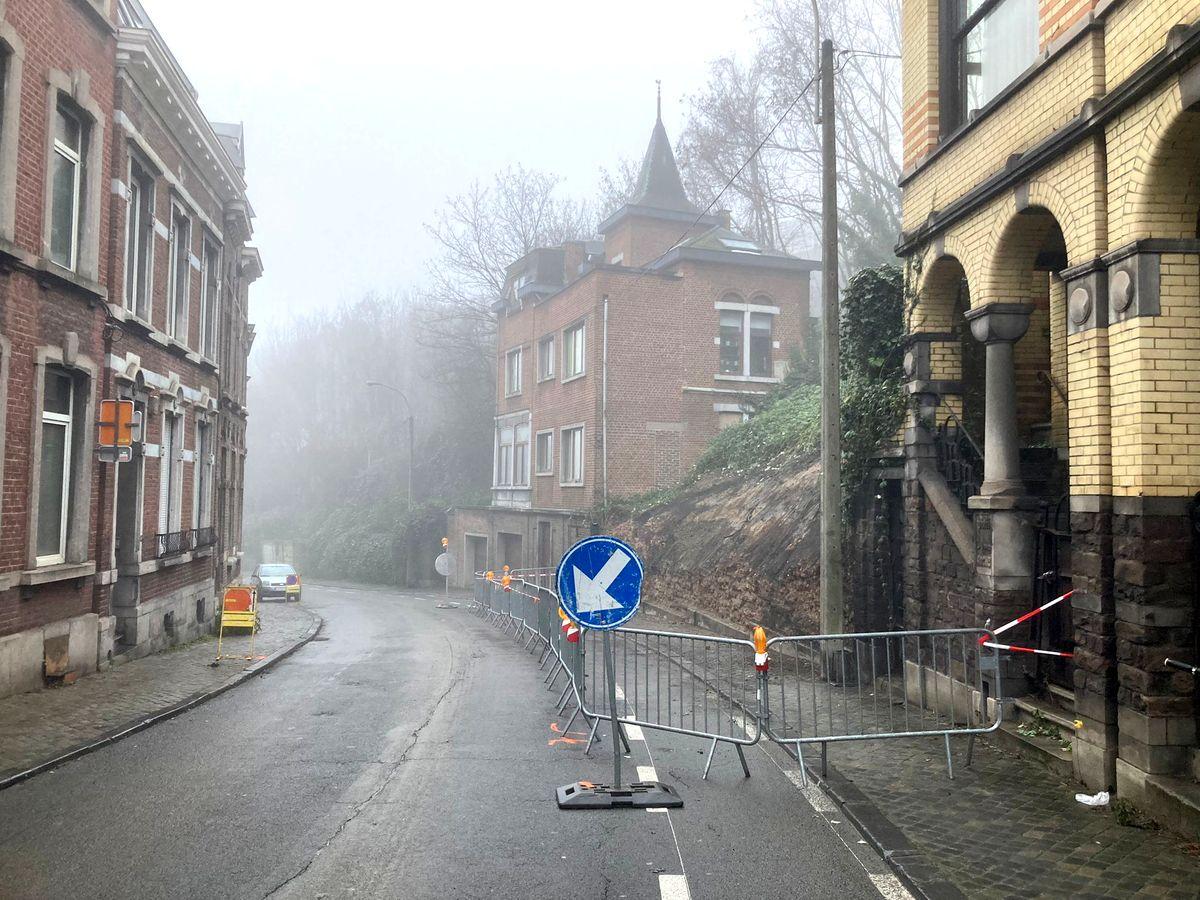 La rue Wazon fermée à la circulation: les travaux de déblaiement ont été effectués