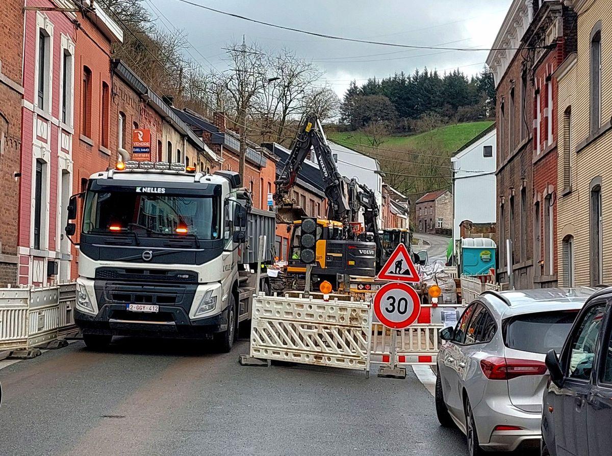 Jupille: la rue du Couvent est fermée à la circulation pour des travaux de “sécurisation inondations”