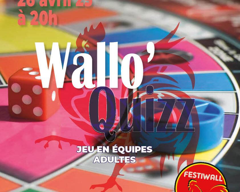 Agenda ► Walloquizz // Trivial Pursuit en équipes ADULTES