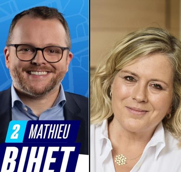 Vanessa Matz et Mathieu Bihet, les deux représentants liégeois au gouvernement