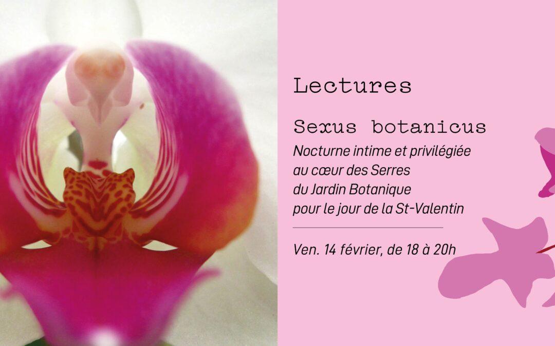 Agenda ► Sexus Botanicus – Lectures