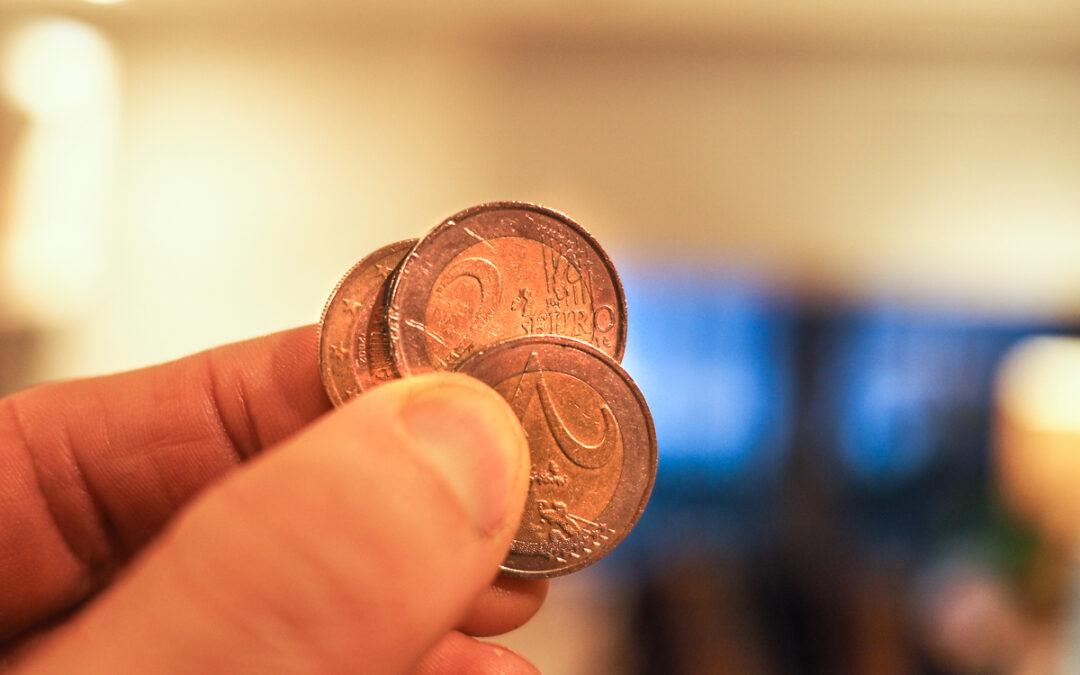 Pénurie de pièces de monnaie, dont celles de 2€: ça commence à poser problème pour certains commerçants