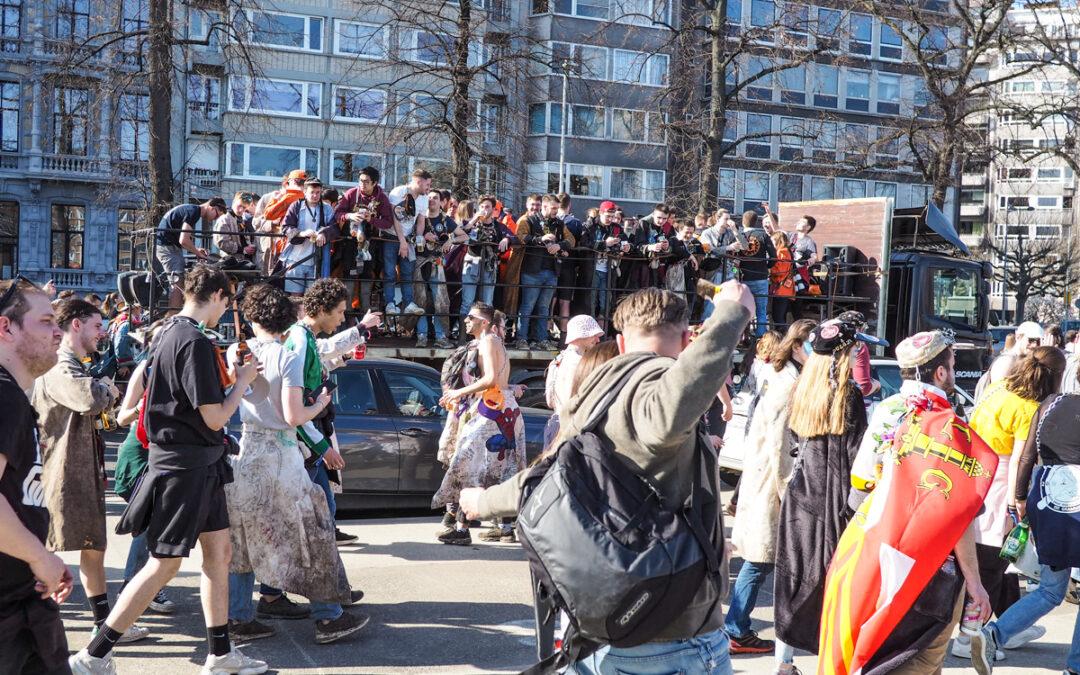 Cortège des étudiants pour la Saint-Torè ce mardi