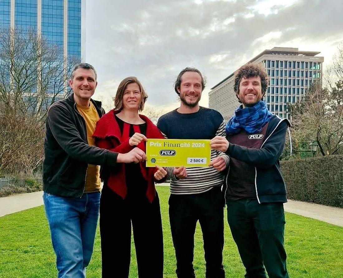 La microbrasserie liégeoise PULP remporte le prix Financité 2024