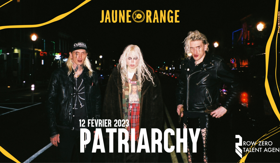 Agenda ► Patriarchy (US – industrial dark wave) + support TBA